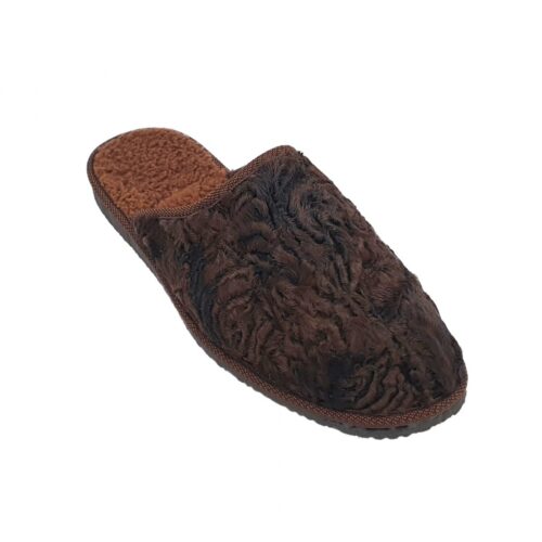men slippers bitone brown2