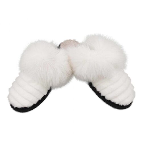 women slippers white