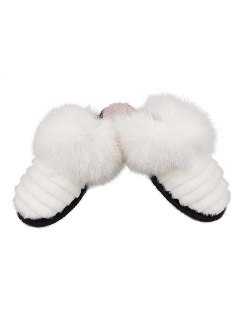 women slippers white